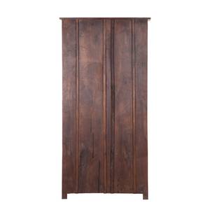 Armoire vitrine India (4 portes) Manguier massif