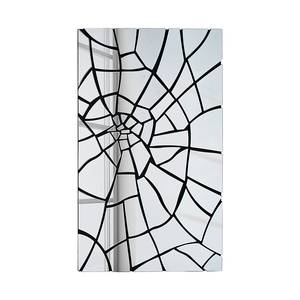 Miroir Spidernet Noir - Verre - 91 x 150 x 3 cm