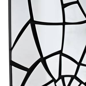 Spiegel Spidernet Zwart - Glas - 91 x 150 x 3 cm