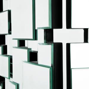 Kamerscherm Maze Glas - Hout - 150 x 180 x 3 cm