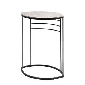 Table d'appoint Drop Aluminium Argenté