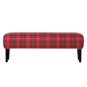 Banc Charline I Tissu - Rose foncé - Marron