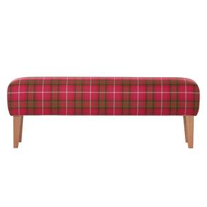 Banc Charline I Tissu - Rose foncé - Marron