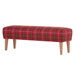 Banc Charline I Tissu - Rose foncé - Marron