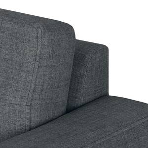 Sofa Grums II (3-Sitzer) Webstoff Anthrazit