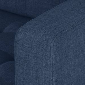 Sofa Grums II (3-Sitzer) Webstoff Dunkelblau