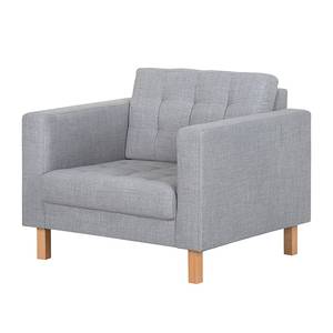 Fauteuil Grums II geweven stof - Heldergrijs