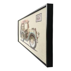 Bild Bloomsbury Beige - Rot - Papier - 42 x 82 x 2.5 cm