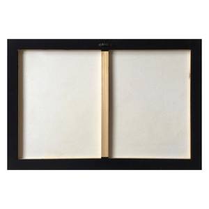 Impression d’art Bloomsbury Beige - Rouge - Papier - 42 x 82 x 2.5 cm