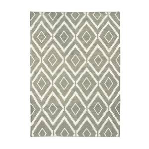 Tapis kilim Vetras Tissu mélangé - Gris