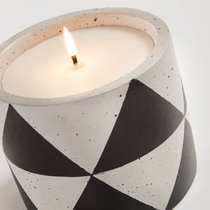 Kerze OKA Keramik - Weiß / Schwarz