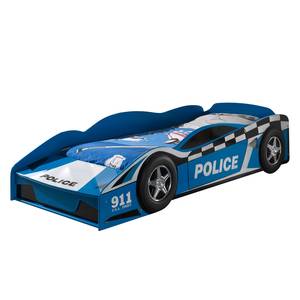 Kinderbett Police Car Blau
