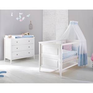 Babykamerset Smilla Kids (2-delig) massief grenenhout - wit