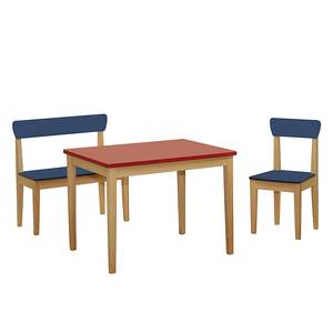 Ensemble de table et chaises pour enfant Bleu / Rouge