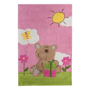 Tappeto per bambini Happy Bear Bianco - 120 x 170 cm