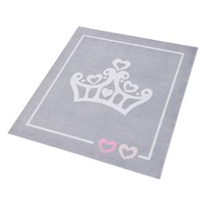 Tapis pour enfant Krone Fibres synthétiques - Gris / Blanc