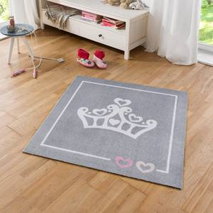 Tapis pour enfant Krone Fibres synthétiques - Gris / Blanc