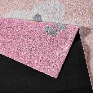 Tapis pour enfant Prinzessinnenschloss Fibres synthétiques - Rose