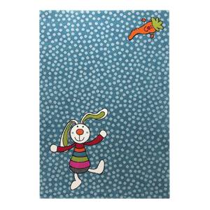 Tapis pour enfant Rainbow Rabbit Bleu - 120 x 170 cm