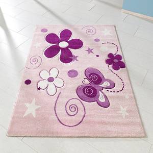 Tapis pour enfant Papillon Rose