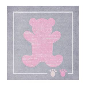 Tapis pour enfant Teddybär Fibres synthétiques - Rose