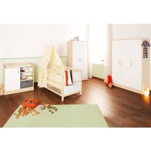 Kinderzimmer Florian (3-teilig) Ahorn Dekor / Weiß