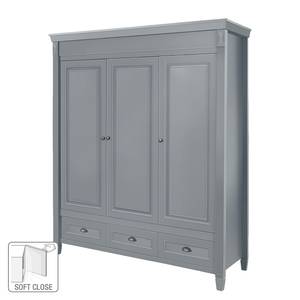 Armoire à portes battantes Grisu Kids Gris mat