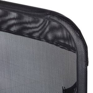 Chaise longue Linu Métal / Textile Noir