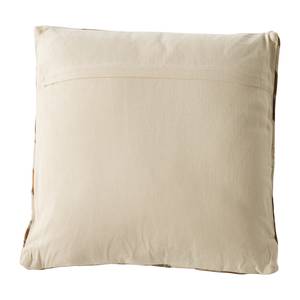 Coussin Arouca II Peau de vachette / Coton - Marron / Crème