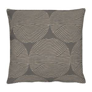 Coussin Circle Tissu - Gris foncé - 39 x 39 cm