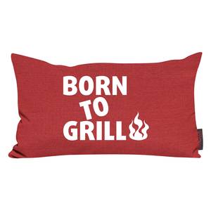 Coussin Garden Grill Tissu - Rouge tomate