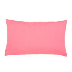 Coussin Juno Coton mélangé - Rose foncé - 50 x 30 cm