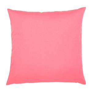 Coussin Juno Coton mélangé - Rose foncé - 50 x 50 cm