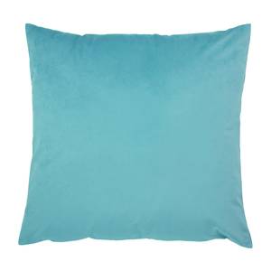 Coussin Loris Samt Fibres synthétiques - Turquoise