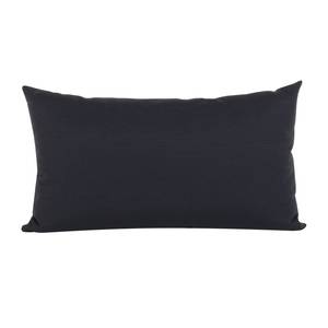 Kussen New Black Zwart - Textiel - 50 x 30 cm