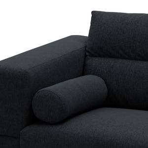 Coussins Omnia en tissu (lot de 2) Tissu Saia: Anthracite