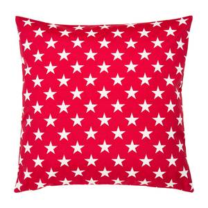 Coussin Plano Fibres synthétiques - Rouge / Blanc - 40 x 40 cm