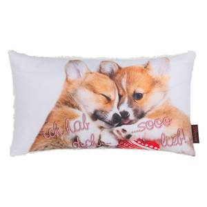 Coussin Schnuffy Fluffy Hundebabies Coton - Multicolore