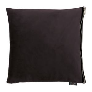 Coussin décoratif Tassilo Velours - Marron bison