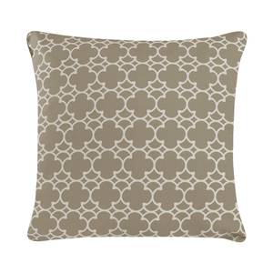 Housse de coussin Korla Tissu en coton Beige