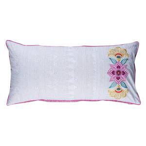 Kissenbezug Varana Pink - Textil - 40 x 80 cm