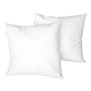 Coussin sans housse Nox 40 x 40 cm - 50% plumes, 50% billes de fibre