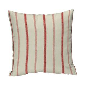 Federa per cuscini Crema/Strisce rosse - 43 x 43 cm