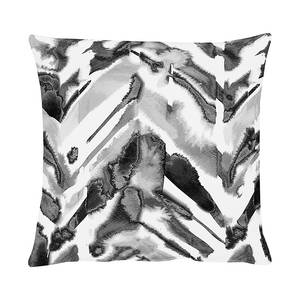 Housse de coussin Achat Noir / Blanc - 46 x 46 cm