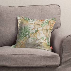 Housse de coussin Jacodu Coton - Beige / Vert