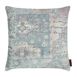 Housse de coussin Basima III Tissu - Bleu ciel / Gris clair