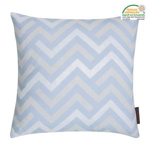 Housse de coussin Blob I Tissu - Bleu clair / Beige