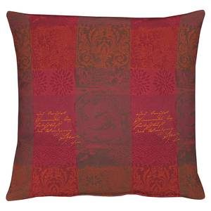 Housse de coussin Country Home V Rouge / Anthracite - 49 x 49 cm