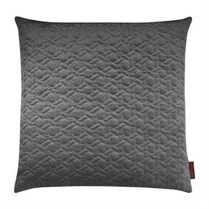 Housse de coussin Delano Tissu - Basalte - 50 x 50 cm