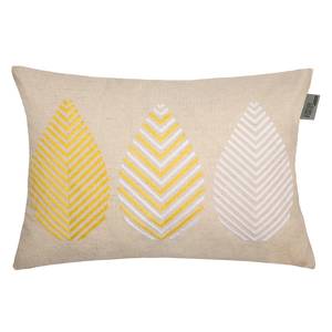 Housse de coussin Fauna Tissu - Beige / Jaune